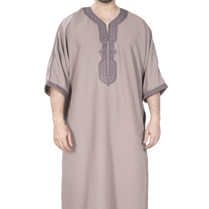 Desert Beige Moroccan Thobe