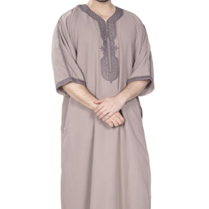 Desert Beige Moroccan Thobe