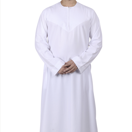 Moon Light White Omani Thobe